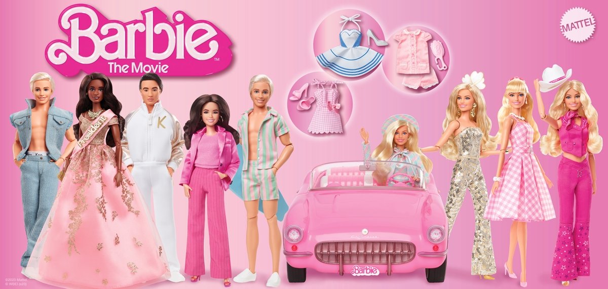 Boneca Barbie o Filme Boneca Terno de Moda Rosa Mattel