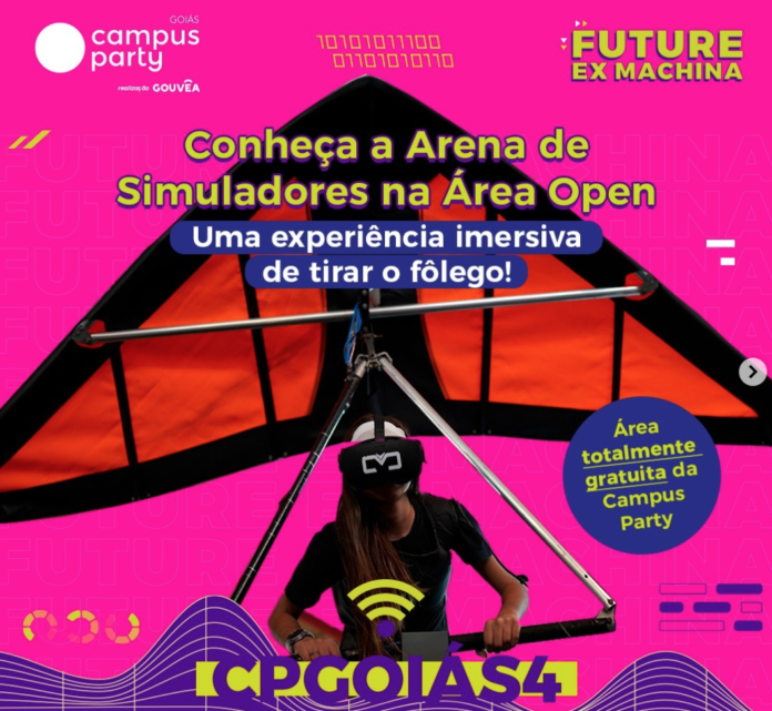 Campus Party Goiás 2024: Arena de Simuladores em Goiânia A Campus Party Goiás 2024 apresentará uma Arena de Simuladores, um espaço dedicado a oferecer experiências emocionantes com alguns dos modelos mais modernos e imersivos disponíveis no mercado. O evento acontecerá de 27 de novembro a 1º de dezembro no Passeio das Águas Shopping, em Goiânia, e promete aumentar a adrenalina dos participantes. Na Arena de Simuladores, os visitantes poderão experimentar simulações realistas de corrida, voo e até esportes radicais. Os participantes terão a chance de assumir o volante de um carro de Fórmula 1, voar de asa-delta e explorar cenários emocionantes que desafiarão suas habilidades, proporcionando uma compreensão verdadeira e aquele frio na barriga que só as melhores experiências oferecem oferecer. A Arena de Simuladores estará localizada na Área Aberta, com acesso livre e gratuito para todos os participantes da Campus Party Goiás 2024. Não perca a oportunidade de se aventurar e vivenciar essas experiências únicas! Para mais informações, acesse o link na bio.