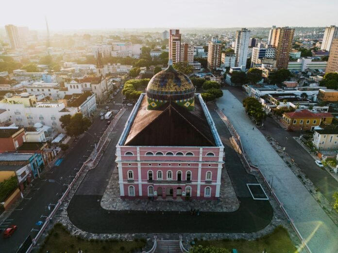 old historic building on city square