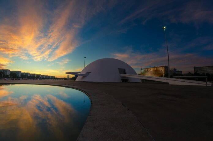 reflection of sky on water