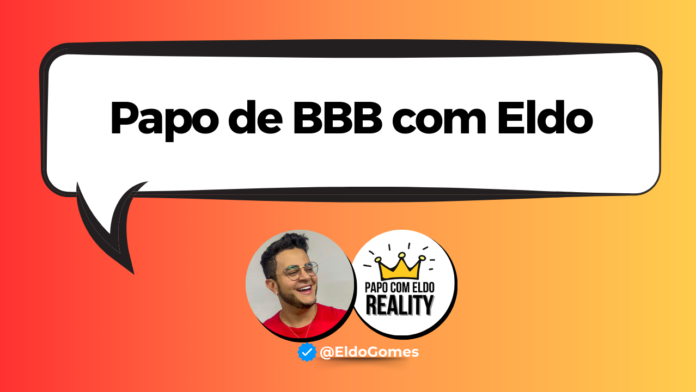 Papo de BBB com Eldo | Eldo Gomes (@EldoGomes), jornalista e creator, que cobre BBB desde 2019, traz uma série de olhares e comentários sobre o game show no seu programa #PapoComEldoReality que é pelo Intagram @PapoComEldoTV (Instagram.com/PapocomEldoTV)