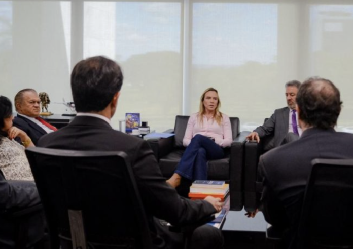 Governadora Celina Leão inicia diálogo institucional com o TCDF