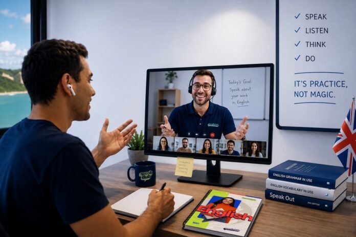 Contra a onda dos apps, curso de inglês aposta no professor
