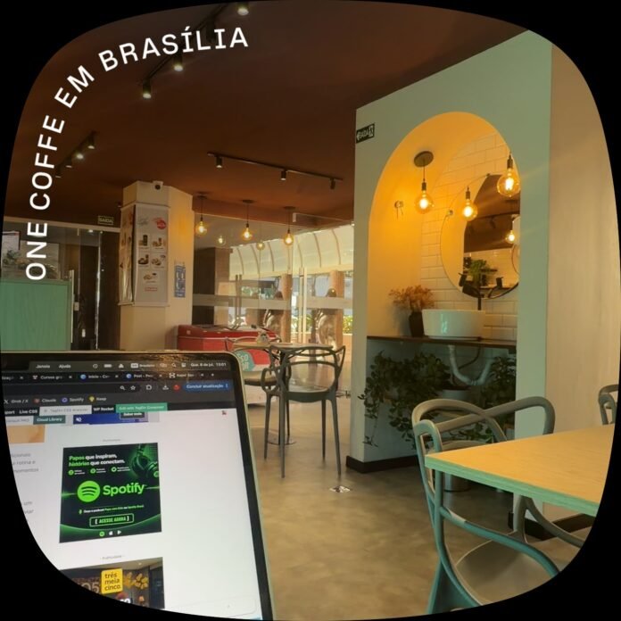 One Coffee Brasília, cafeteria em Brasília, café especial DF, onde tomar café em Brasília, o que fazer no DF, cafeterias Asa Norte, café no Setor Comercial Norte, coffee shop Brasília, cafés especiais Brasília, gastronomia Brasília, turismo em Brasília, melhores cafeterias DF, café da manhã Brasília, lanches em Brasília, café gourmet DF, roteiro gastronômico Brasília, dicas de Brasília, cafés no centro de Brasília, experiências gastronômicas DF