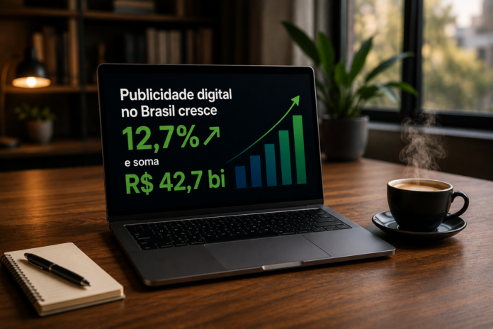 Publicidade digital no Brasil cresce 12,7% e soma R$ 42,7 bi