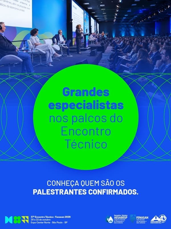d8f2b1cd dedb 4ac3 8512 583e09f8efd0 Desafios e soluções para o saneamento em debate na Fenasan