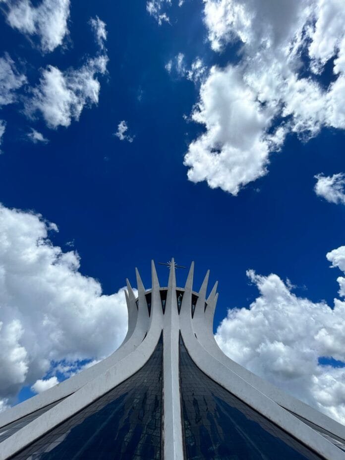 pexels photo 31713603 iconic cathedral of brasilia against a blue sky